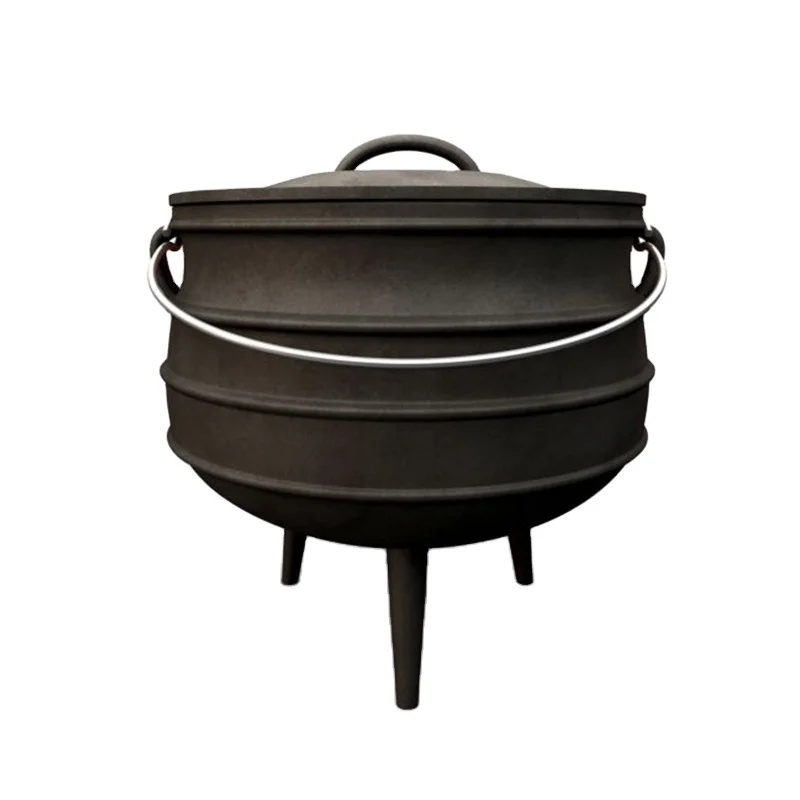 Трехногие чугунные горшки potjie горшок Африканский