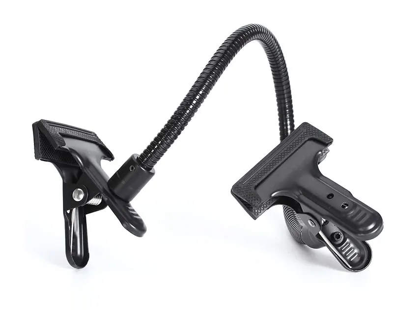 Kaliou Multifunction 50cm Flexible Magic Arm + 2 Strong Iron Background Holder Clamp Reflector Clip Camera Photo Studio