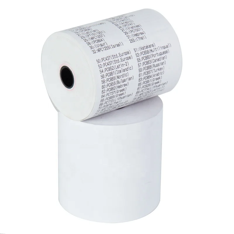 Cash Register Receipt Paper 80x80 80x70 80x60