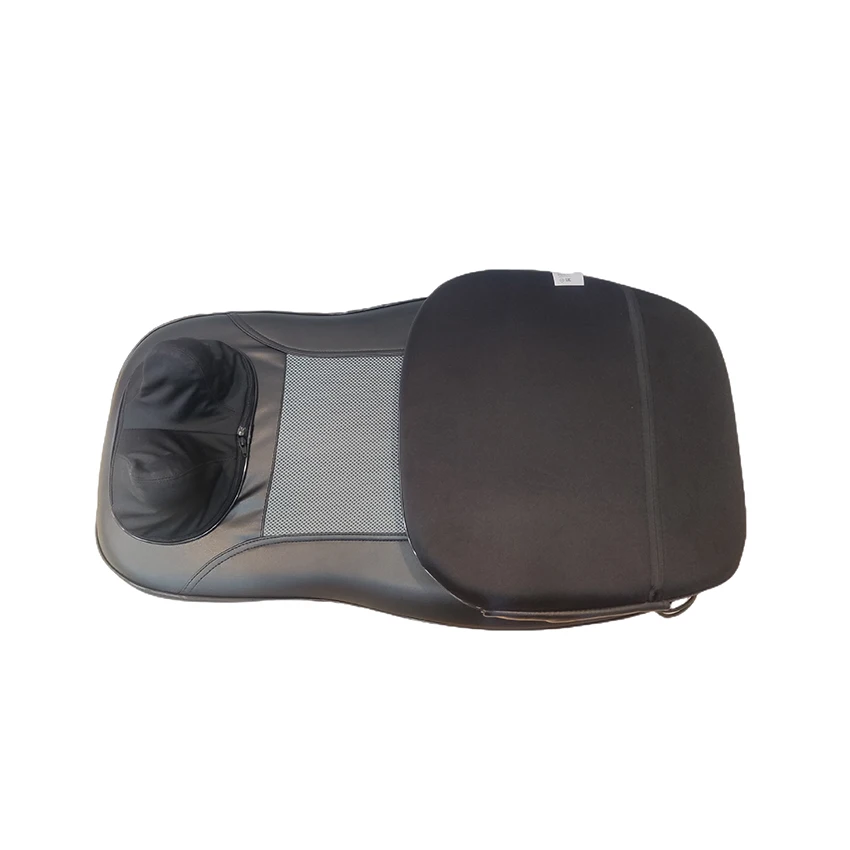 High Quality Back Vibration Lumbar Shiatsu Seat Red Light 3D Kneading Massage Chair Cushion For Home Office Chair Car Seat