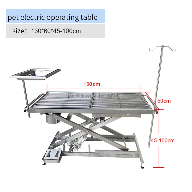 Vet Equipment Stainless Steel Vet Electric Surgery Table Operating Table.