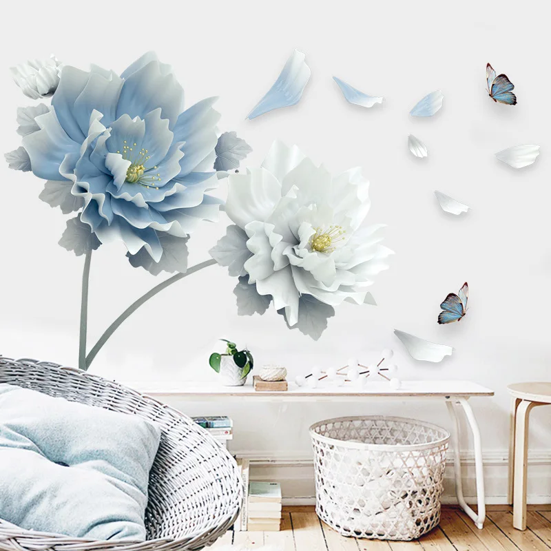 Living Room TV Wall Background Stickers Bedroom Decoration Wallpaper Self-adhesive