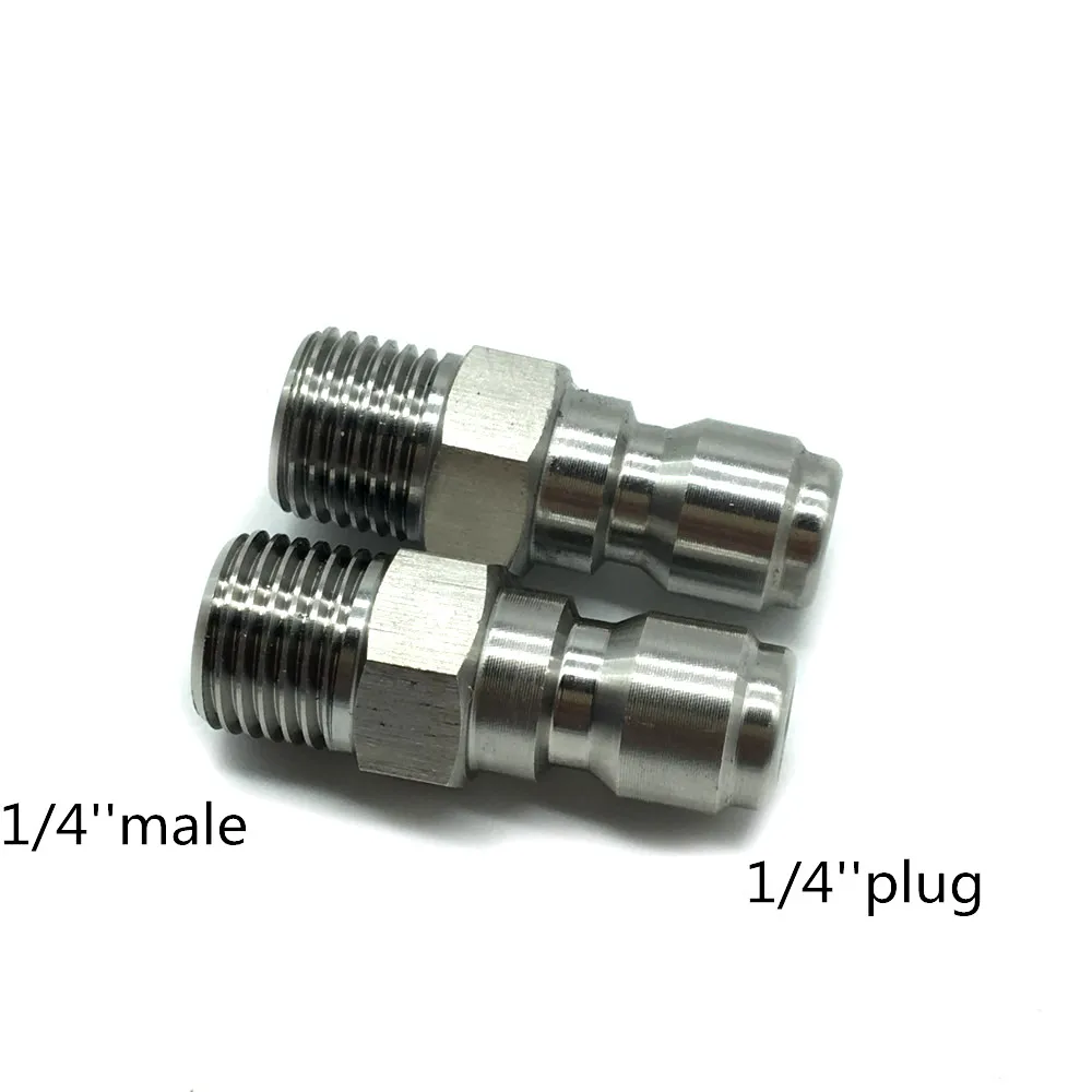 5000 psi hose fitting for high pressure washer hose quick connector plug
