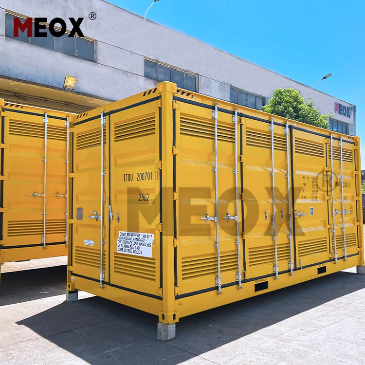 MEOX Custom ISO BV 8ft 10ft 20ft 40ft 20ft Container Temporary Storage Cabinet For hazardous Chemical goods Shipping Container
