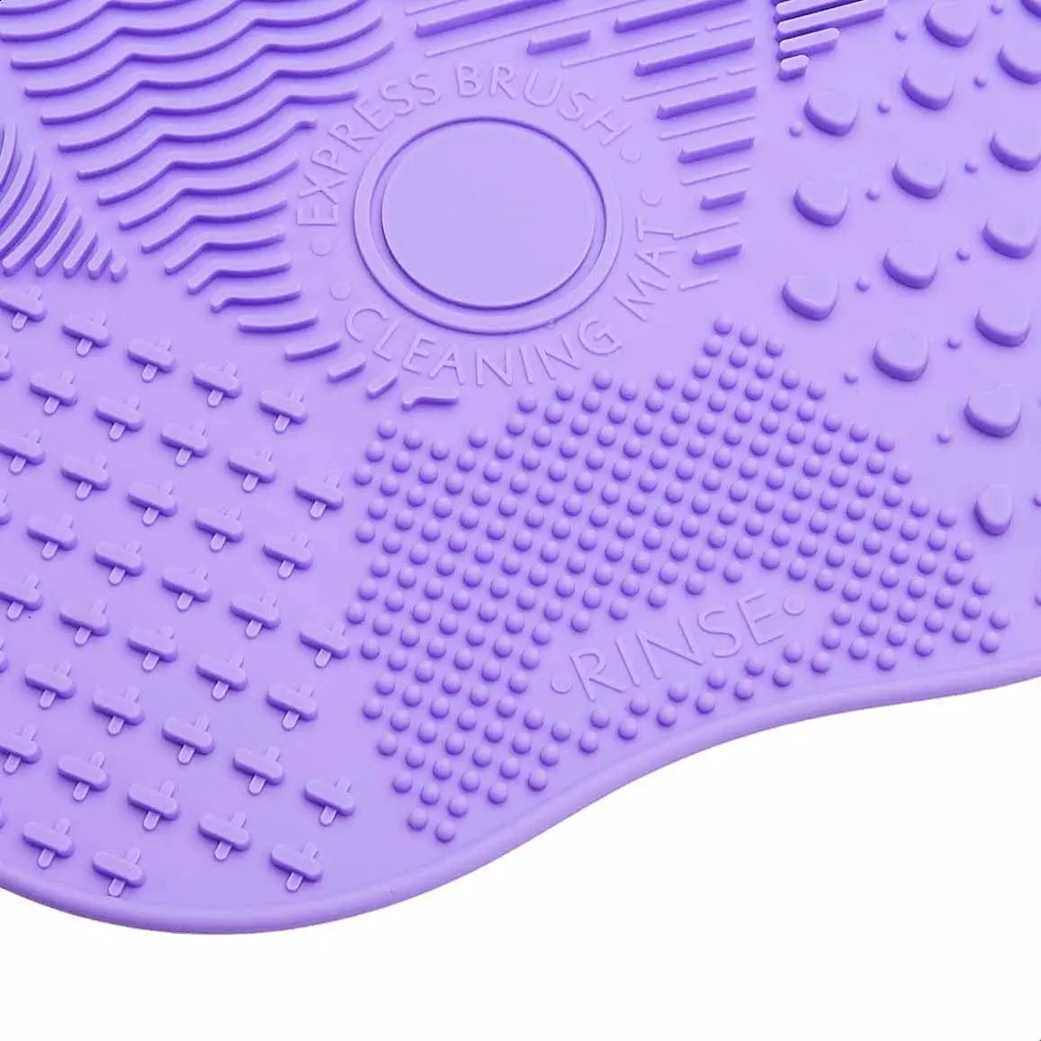 Makeup Brush Cleaner Pad Portable Washing Tool Cosmetic Brush Cleaner with Suction Cup Silicone Scrub Mat Makeup Brush Cleaner