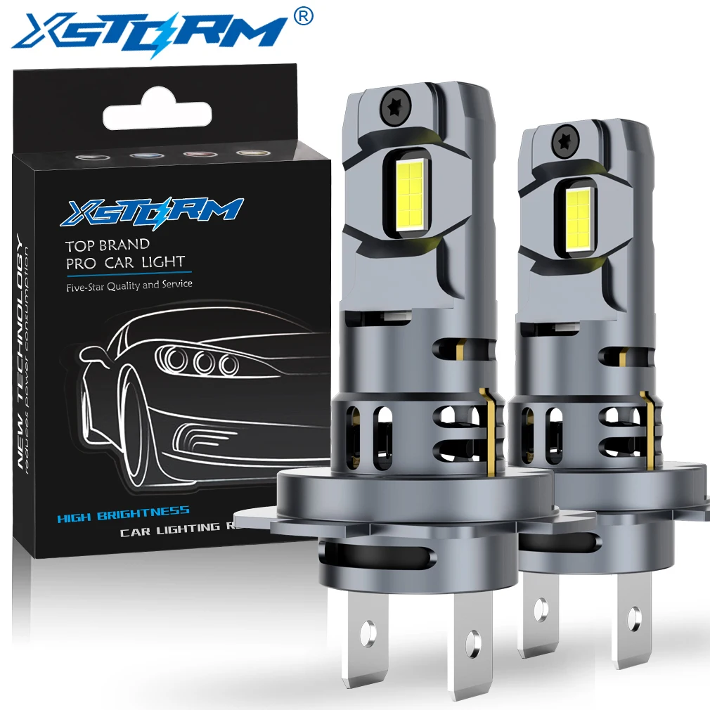 XSTORM H7 LED Headlight Bulb Mini Wireless 60W 20000LM 6500K CSP for Car Headlamp Auto Diode Lamps H7 Turbo Led 12V Automobile