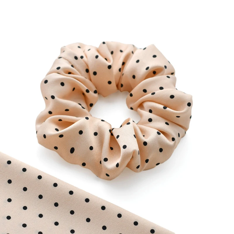 
100% чистая саржевая шелковая эластичная резинка для волос, женские резинки, повязка на голову, модные резинки для волос 2,5 см для девочек, 21 мм аксессуары, резинка для волос 