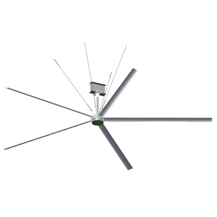  12 футов до 24 HVLS большая вентиляция большой потолочный вентилятор BLDC с двигателем