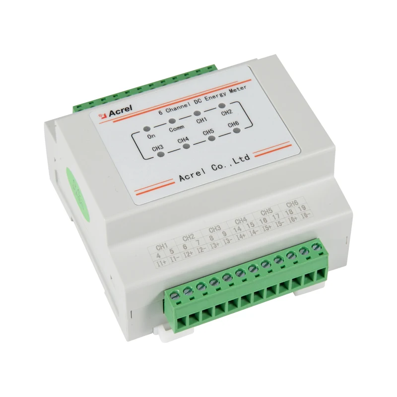 Acrel AMC16-DETT DC Energy Electric Meter rs485 Modbus for Telecom Tower Base Station Equipment Power Monitoring