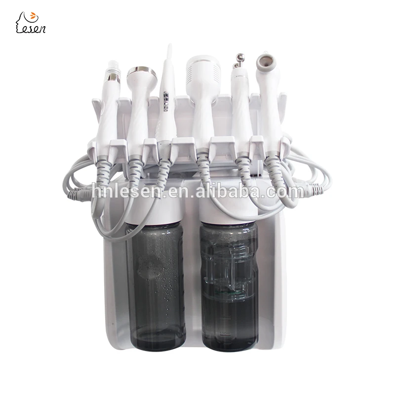 6in1 H2O2 Bubble Beauty Machine H2-O2 Hydrogen 12kg 2021 Beauty Product H2o2 Small Bubbles Vacuum Hydro Facial Machine 110-240V