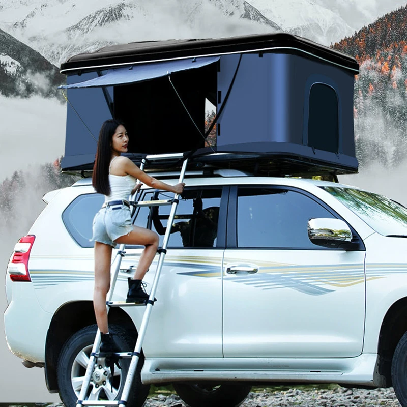 3D Max Factory Manufacture Hot Sales Outdoor Car Roof Top Tentstraight Hydraulic Pressure Pop Up Hard Shell Roof Top Tent
