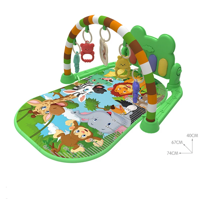 0-36 months old newborn baby piano game mat baby fitness stand multifunctional pedal piano toy