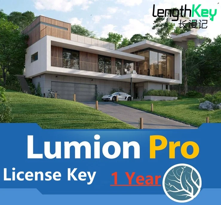 24/7 Online official Lumion pro license 2024 for 1 Year Genuine license Key 3D rendering software with full warranty