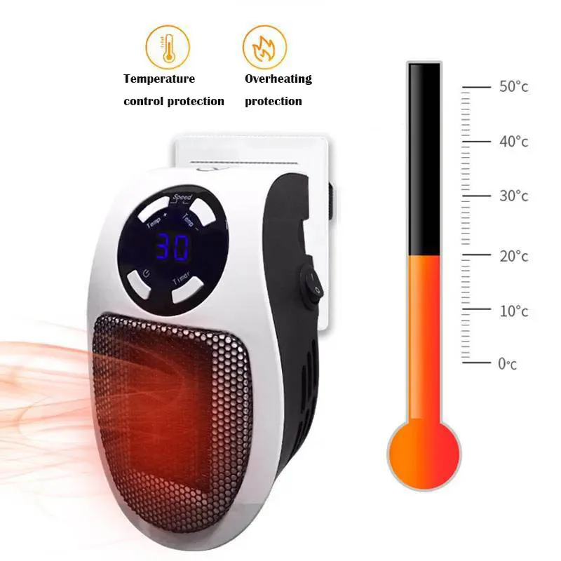 Mini Space Heater Wall Portable Electric Space Heater Portable Electric Space Heater with Thermostat