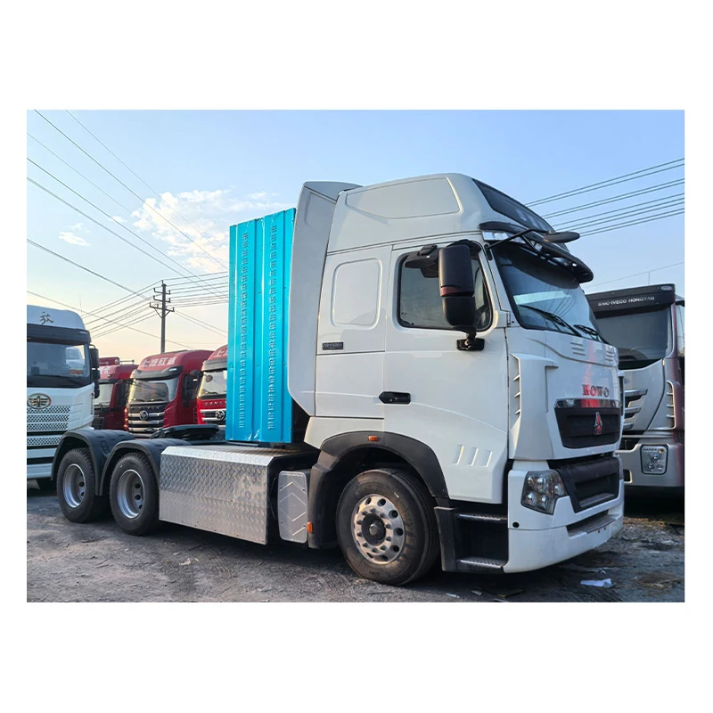 Второй Ручной Двигатель Weichai 6*4 тяжелый грузовик быстрая коробка передач 10 колес тягач с прицепом хорошее состояние