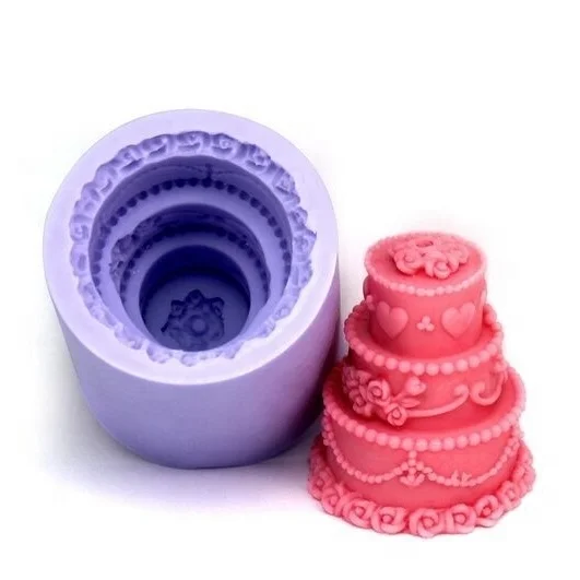 Жидкий силиконовый каучук для изготовления свадебных тортов и шоколада