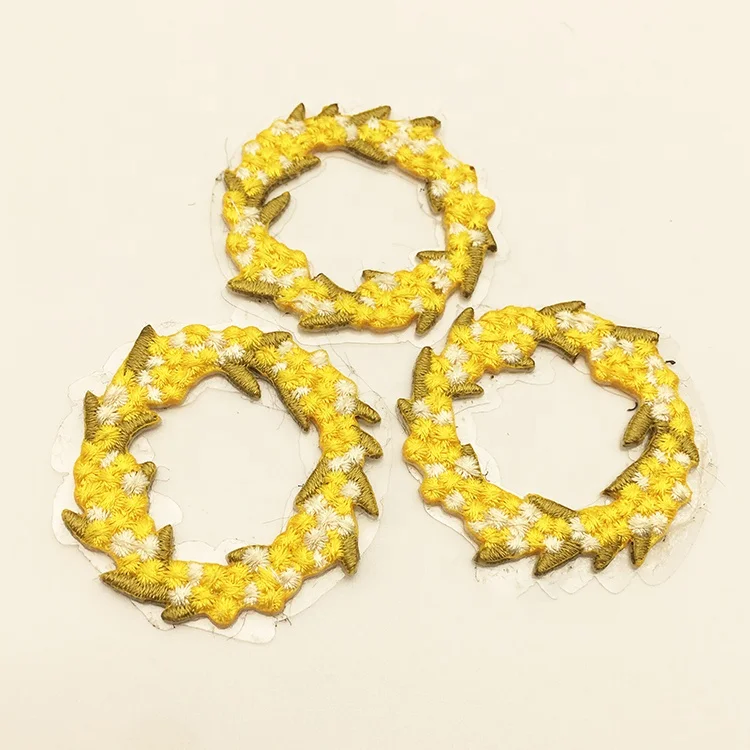 USA Flag Iron-on Custom Design Logo Embroidery Patch with High Quality