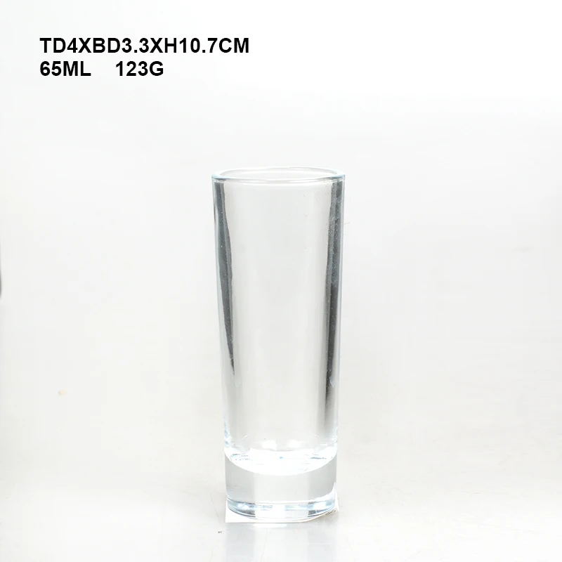 Wholesale customized promotional 2oz bullet cylinder liquor shot glass tequila glass cup souvenir shot glasses whiskey glass cup