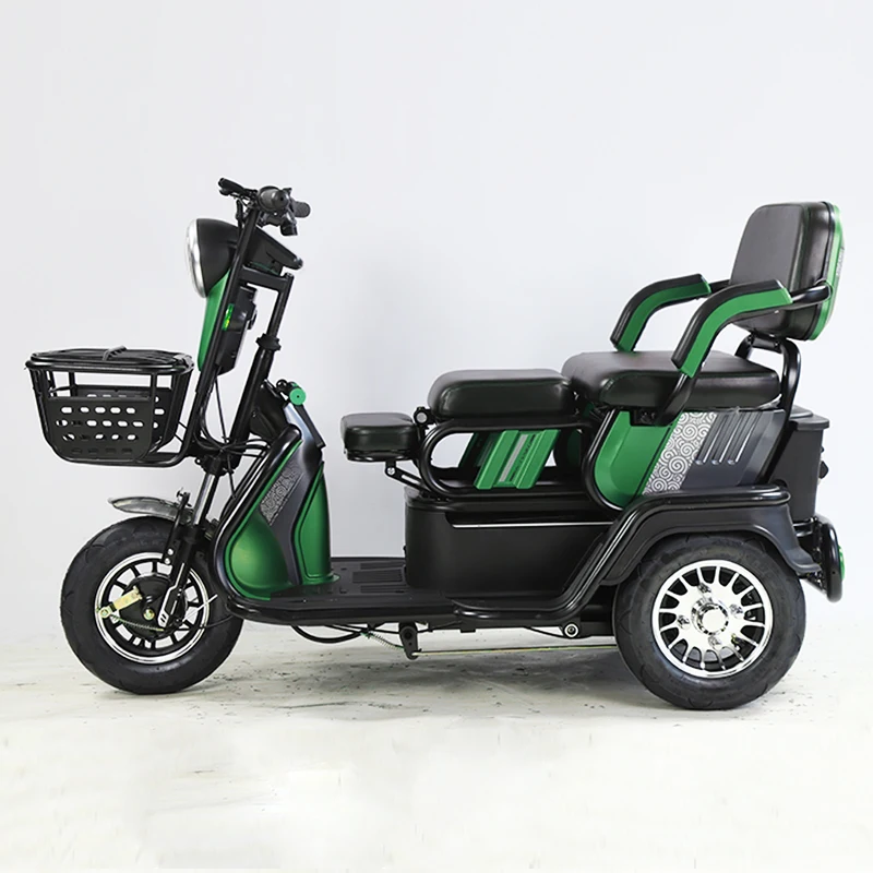 CE approved hot sale 2 seat electric tricycle for elderly mobility scooter