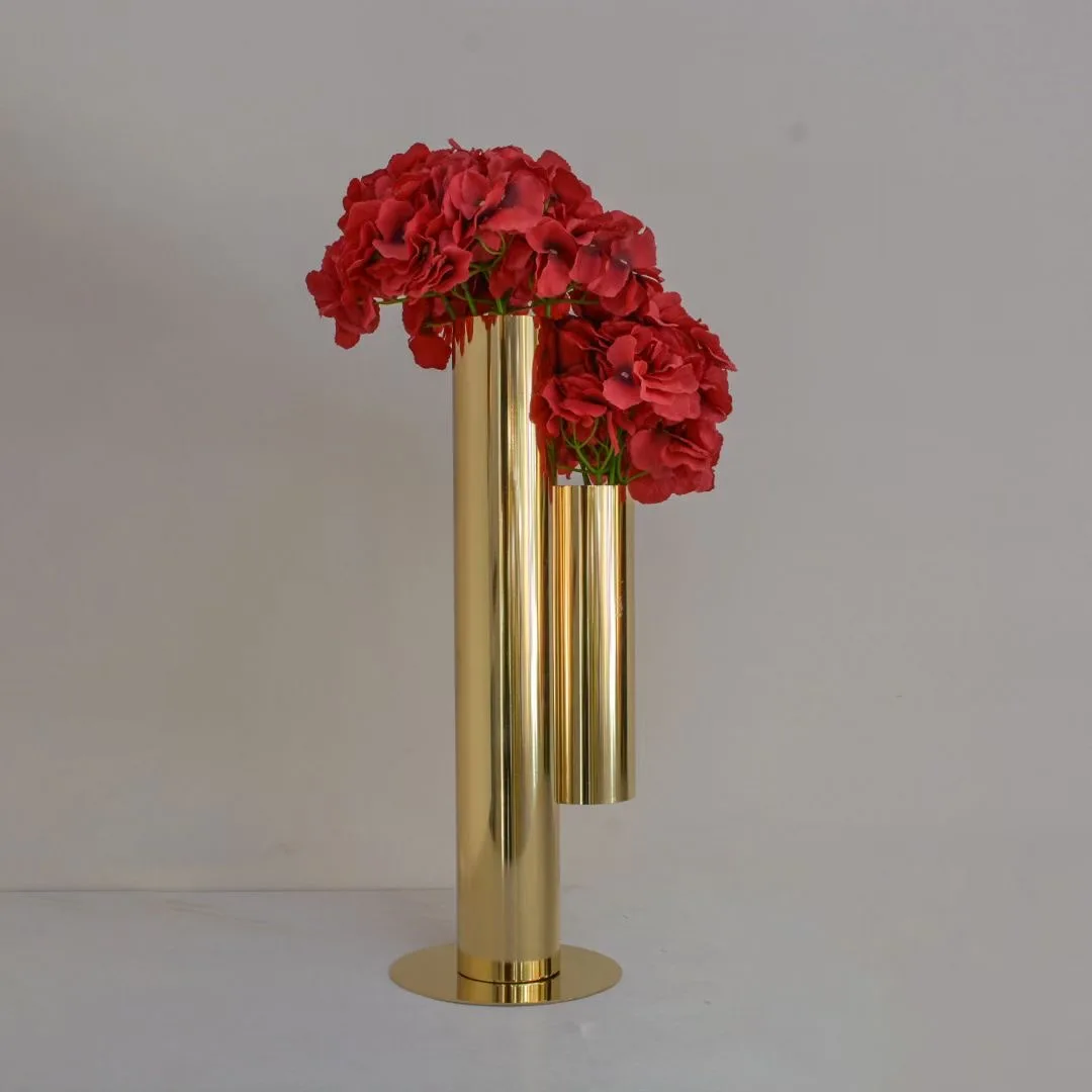New Luxury Wedding Centerpieces Gold  Wedding Vases Centerpieces Decoration Flowers Wedding Decoration Table Centerpiece