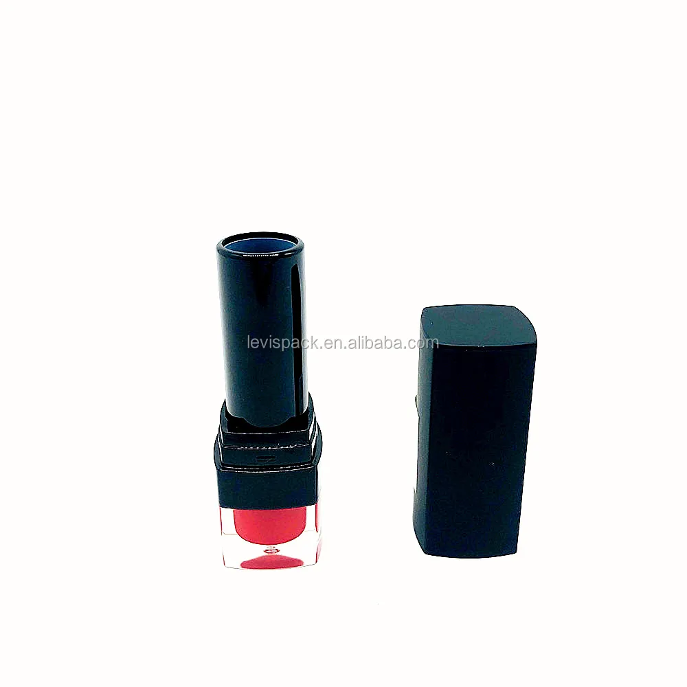 
classic logo printed packages plastic for lipsticks cosmetics bottle 
