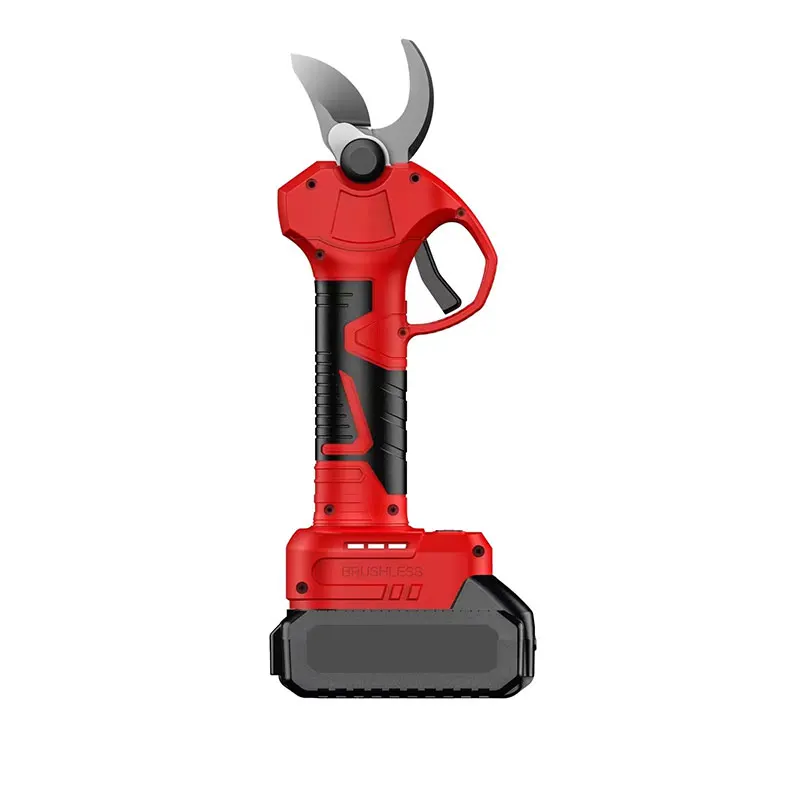 Electric pruning of trees for home garden pruning of fruit trees
