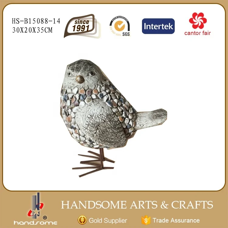 Outdoor Animal Crafts Bird Statue Magnesia Figurine