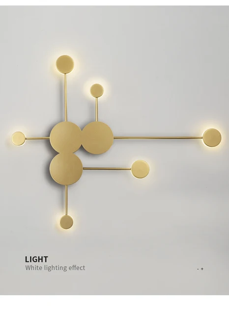 Nordic Wall Lights for Home Metal Modern Led Wall-mounted Lamps