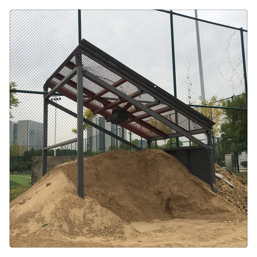 Economical flat screening machine vibrating screen for soil stone