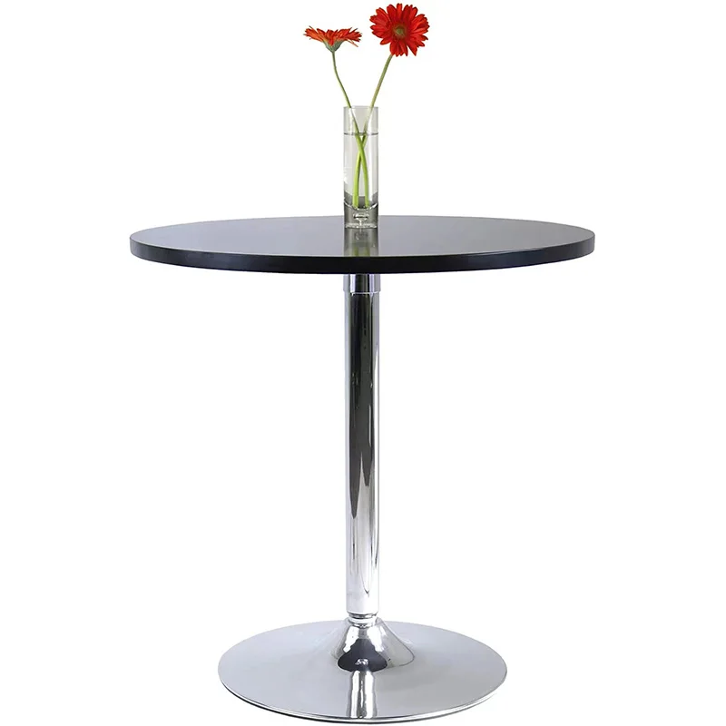 High Pub Event Party Coffee Wood Cheapest Iron Round Counter Modern Simple Cocktail Bar Table