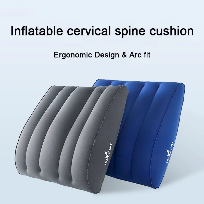 Durable Inflatable Lumbar Support Cushion Pillow For Car Office Chair