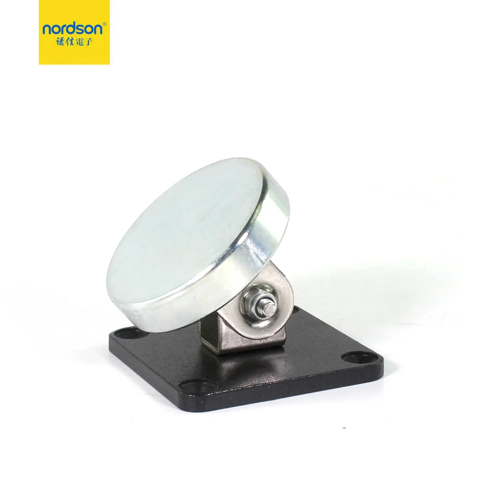 Nordson Floor Wall Mount DC12V 24V Emergency Release Steel Electromagnetic with Signal output Fireproof Door Holder Stopper