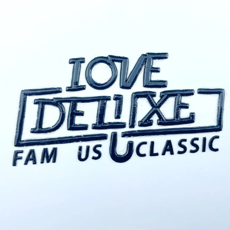 
Apparel Accessories Custom Printing 3d Embossed Silicone Logo Heat Transfer Label Heat Transfer Logo For Clothing 