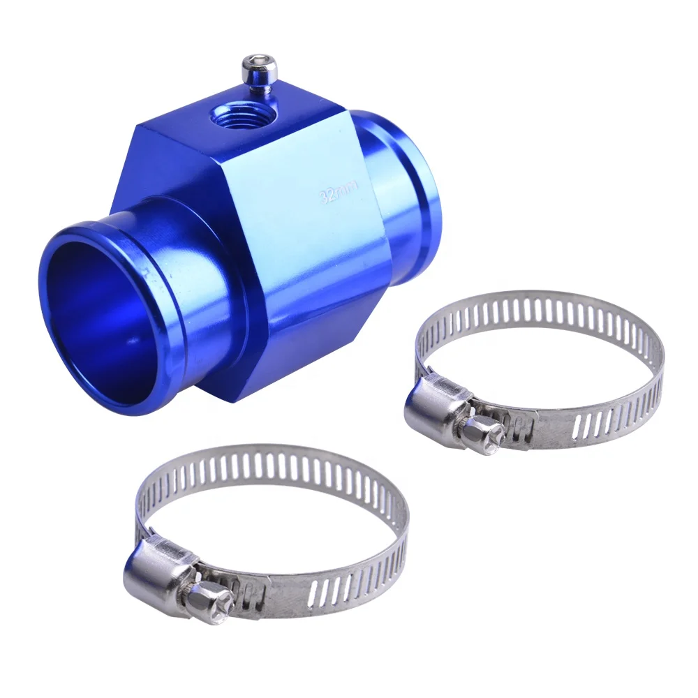 Water Temp Joint Pipe Temperature Gauge Meter Radiator Sensor Hose Adapter 18mm 20mm 22mm 26mm 28mm 30mm 32mm  34mm 36mm 38mm