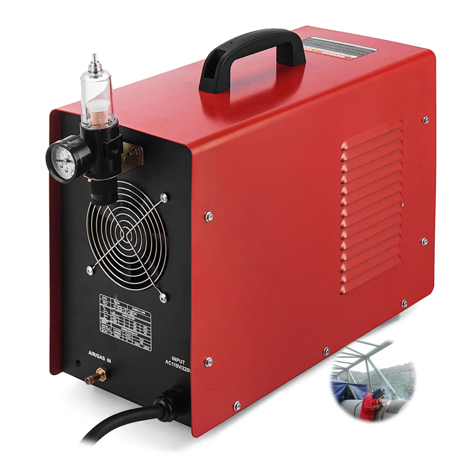 3 In 1 Welder CT520D Plasma Cutter/TIG/Stick 3-in-1 Combo Welder 50A/200A 110/220V Suitable for iron processing