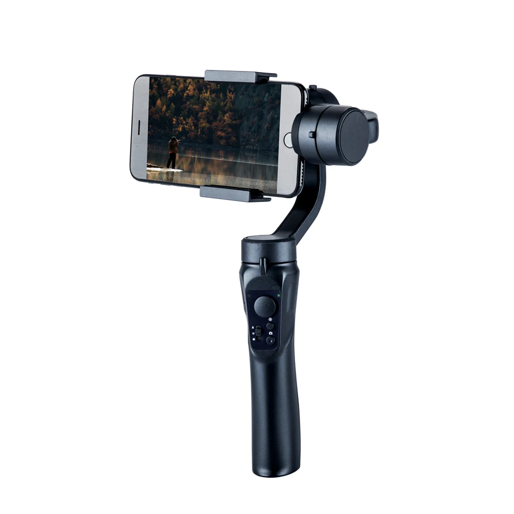 3 оси Складная селфи видео Gimbal карданный стабилизатор для смартфона iPhone