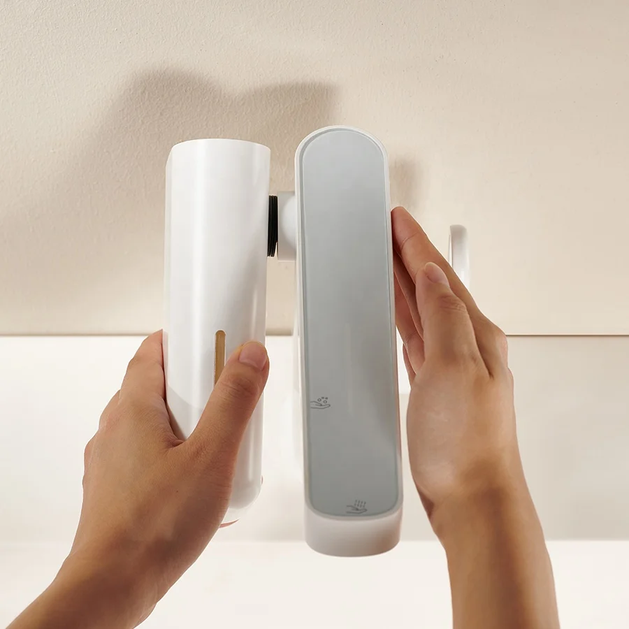 Aideal unique design deck-mount faucet and foam soap intelligent automatic soap and faucet all-in-one