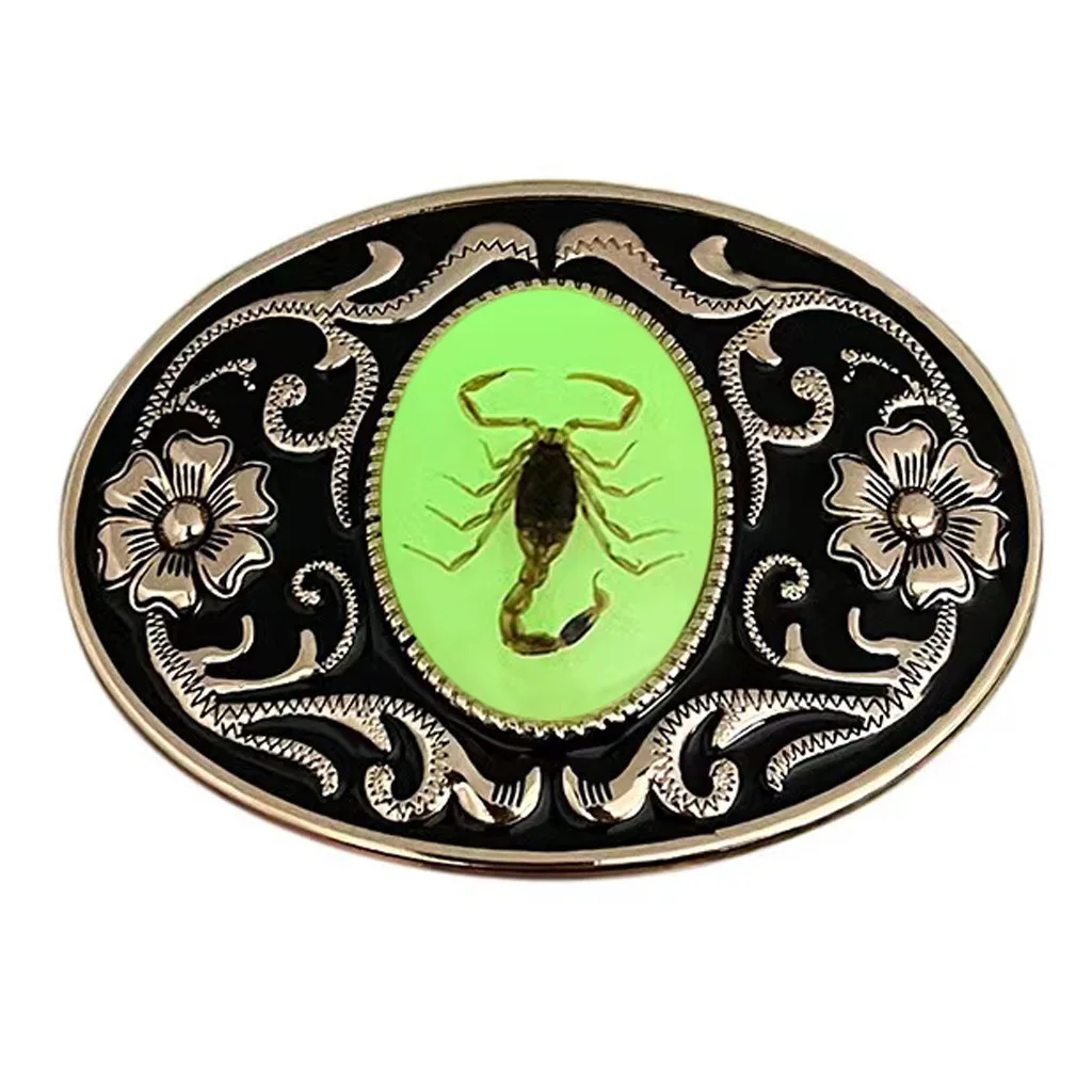 Custom Buckle Antique Western Rectangle Shape Belt Buckle Men Classic Poker