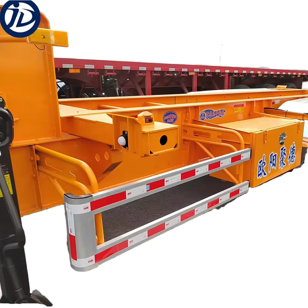 Высокое качество 3-осевые коммерческие Грузовые прицепы OYJD бортовой полуприцеп полузадний высококачественный грузовой задний прицеп