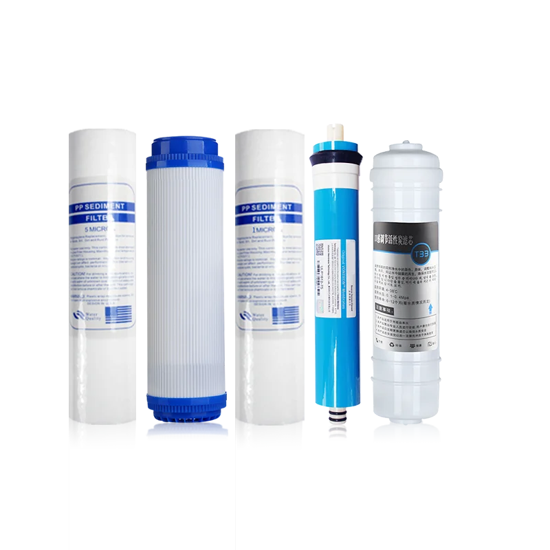 10 inch water filters cartridge PP GAC CTO UF T33 filters for  household water filter