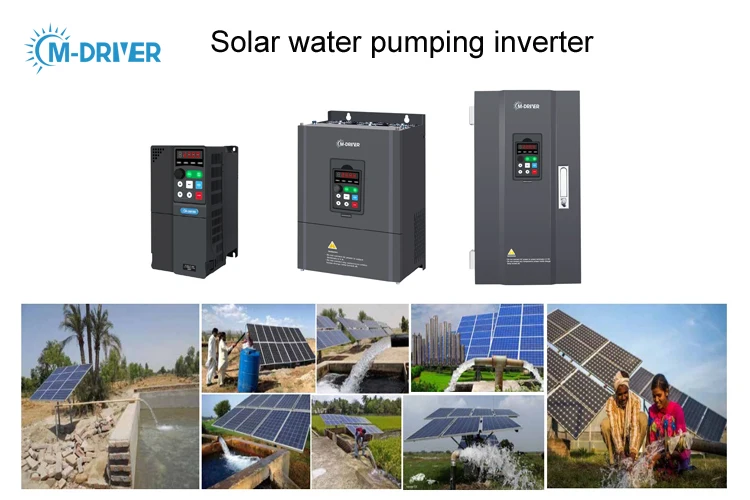 M-driver Solar Vfd Drive трехфазный 380v 5.5kw Dc Ac солнечный инвертор для водяного насоса
