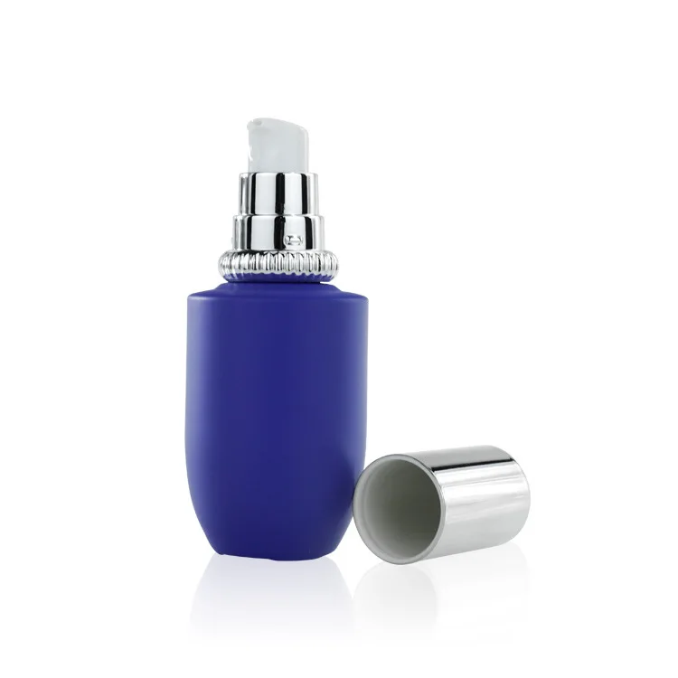 Face Cream Essence Glass Bottle Set Blue Purple Skin Care Product Set Bottle Please consult for details