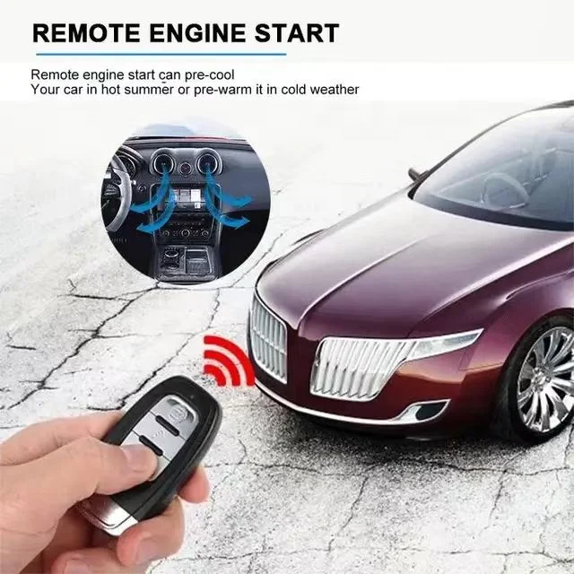 Factory wholesale 12V Universal car Intelligent one-click Start PKE keyless access to Engine Start remote system car alarm