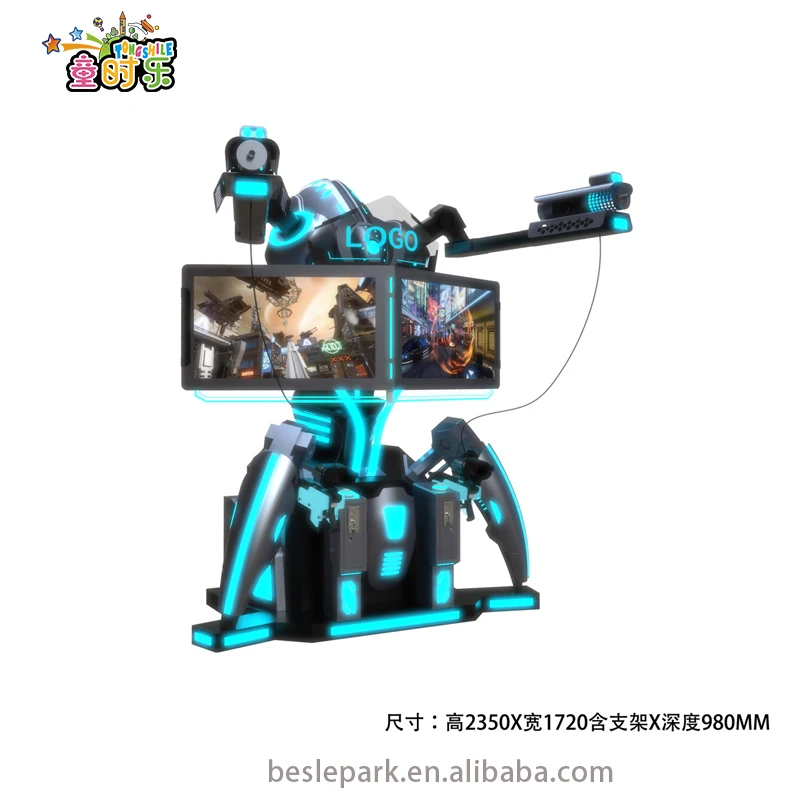 Besirui Newest 9D VR game shooting arcade shooting game vr shooting for the game center