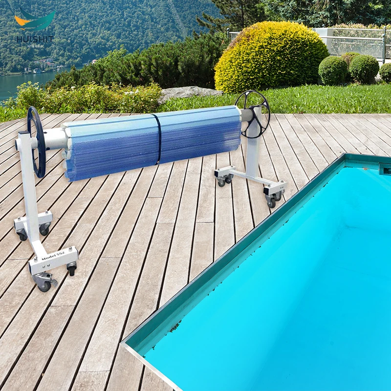 Support Custom High Strength Pool Cover and Scroll Solar Automatic Pool Cover