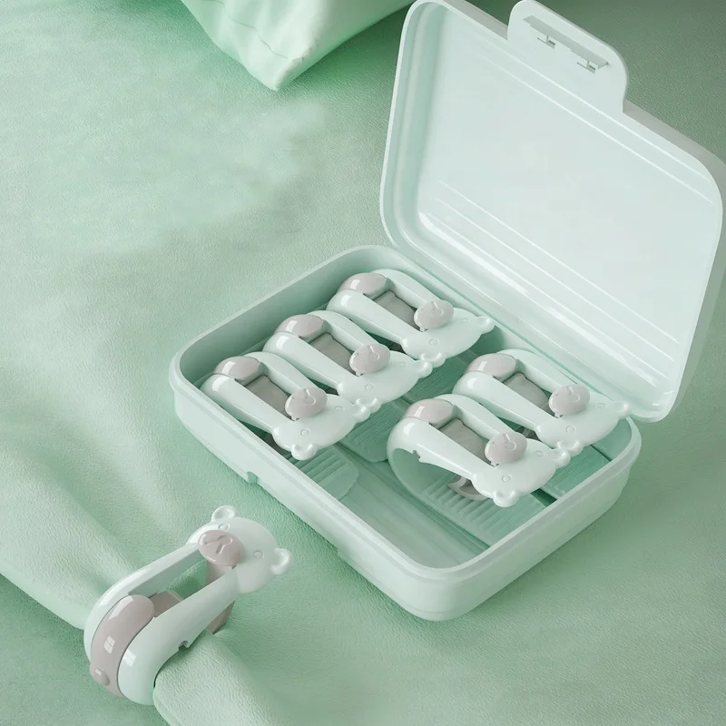 6 pcs Plastic Needle free Anti Move Buckle Bed Sheet Blanket Kit Cover Duvet Clips Quilt Holder