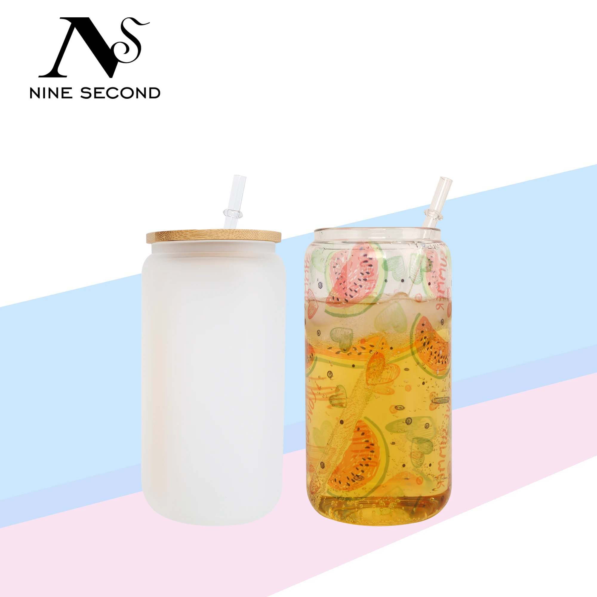 Wholesale 16oz Frosted White Colored Sublimation Mugs Supplier Beer Souvenirs Can Shape Pint Glass Beer Glasses Cups Cups