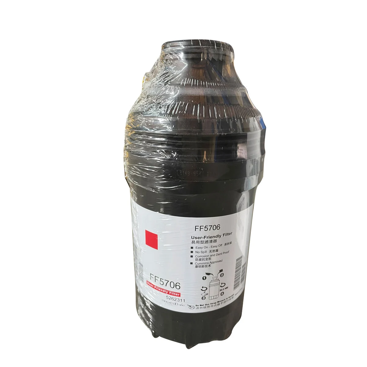 Top sale guaranteed quality user-friendly fuel filter core FF5706 for FOTON Cummins ISF 3.8- OE S5262311A2076