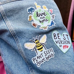 Custom Design Sewing school crest badge For Garments Woven School Uniform Badges