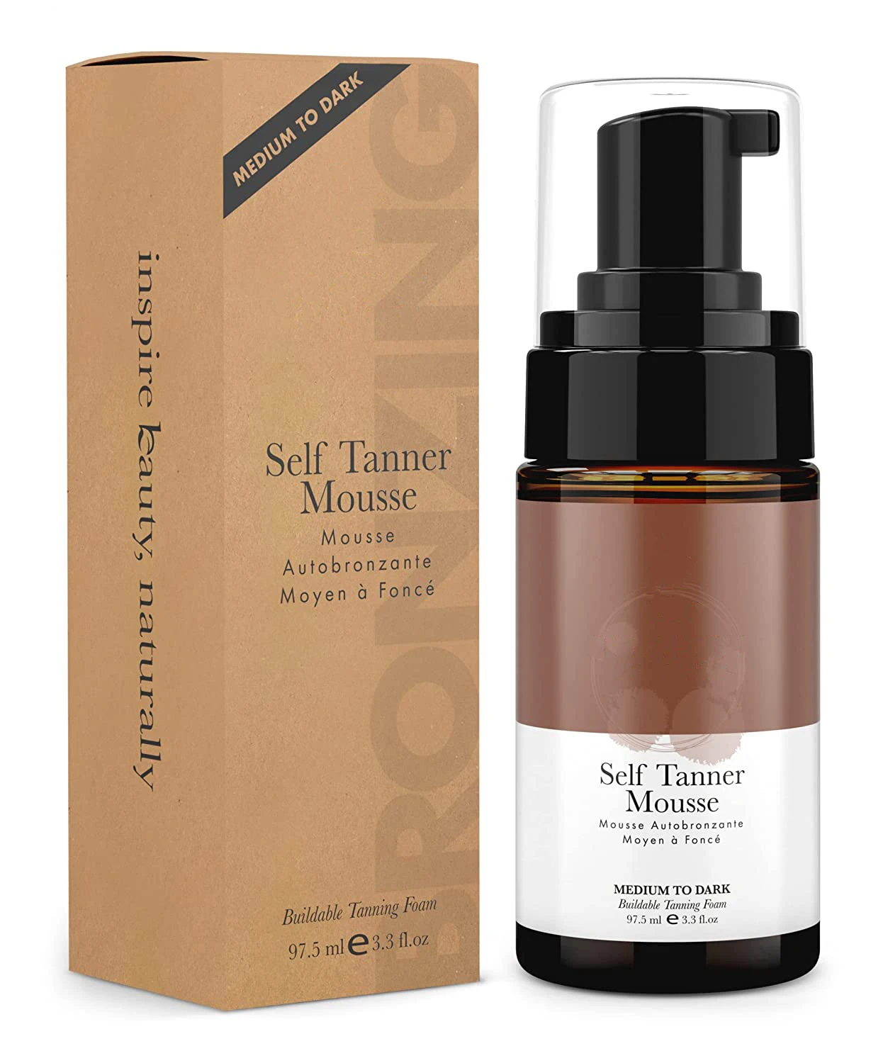 Увлажняющий долговечный бронзирующий мусс AiXin частной марки для темной кожи, ускоритель загара, лосьон для загара, пеноматериал, самозагар, мусс для загара